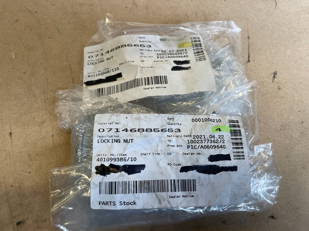07146885653 - New OEM Genuine BMW Locking Nut M14X1.5-10 ZNS3 G05, G06, G07