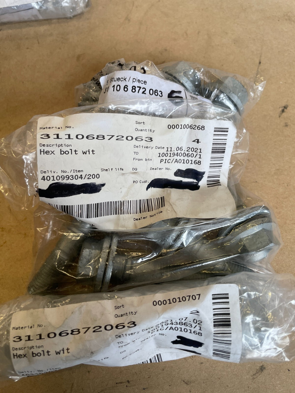 31106872063 - New OEM Genuine BMW Front Subframe Bolt M14X54X1.5