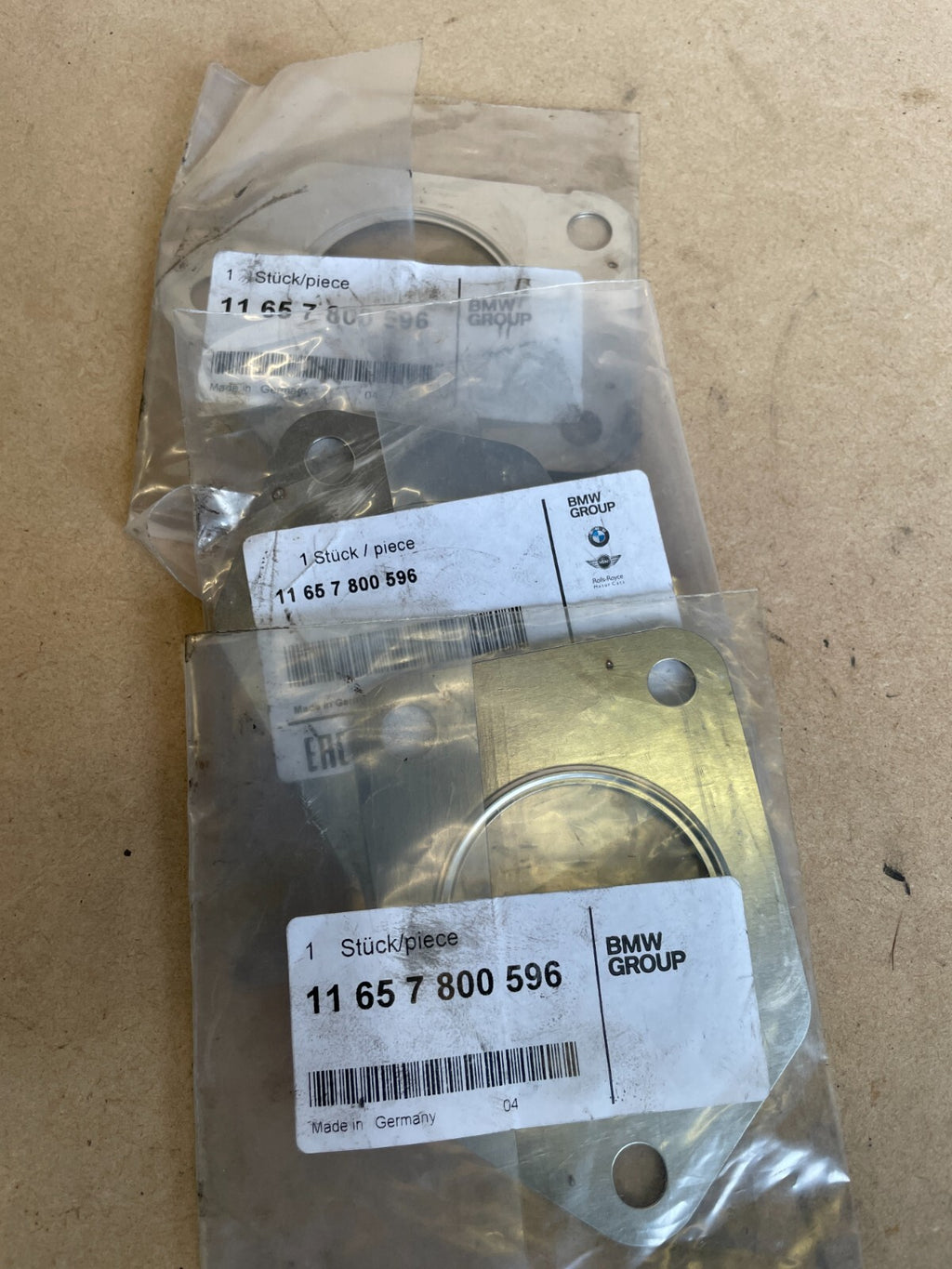 11657800596 - New OEM Genuine BMW Turbocharger Gasket N47